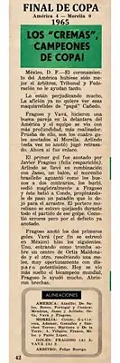 Crónica de la final de Copa de 1965