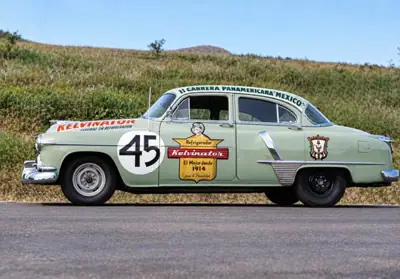 Automóvil número 45 de Kelvinator, II Carrera Panamericana, 1951